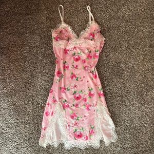 flowery mini dress